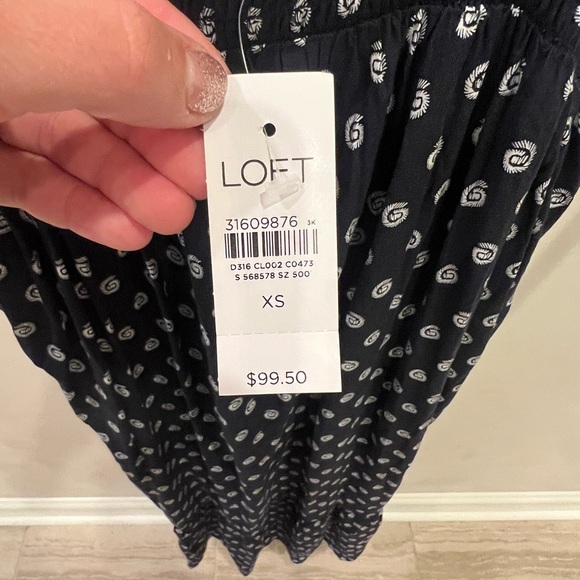 NWT Loft maxi dress size‎ XS - Picture 4 of 5